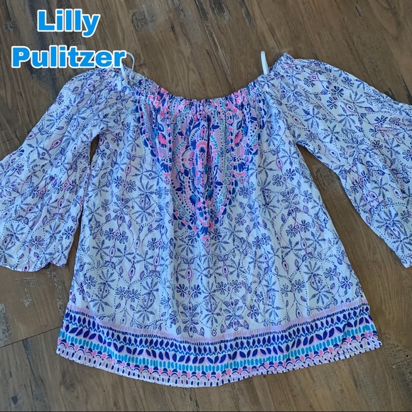 Lilly Pulitzer Tops - Lilly Pulitzer Top Blouse Size S Small EUC